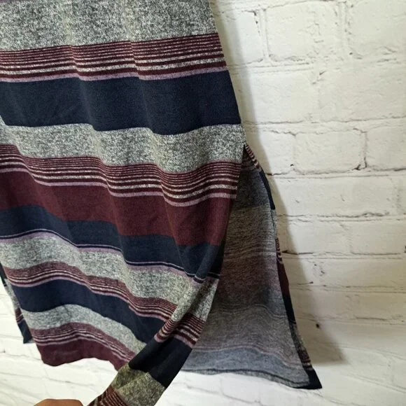 Naif NEW Striped Pull On Long Skirt Size Large - Picture 2 of 8